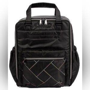 New with tags removed Lug Voyager backpack in black icepop stitch